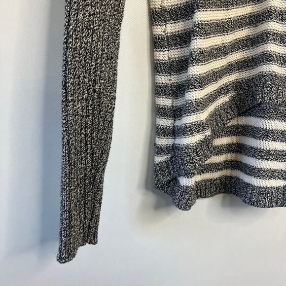 C & C California Women’s Sz S V-Neck Knit Stripped Sweater Summer Beach Cover-Up - Picture 3 of 7